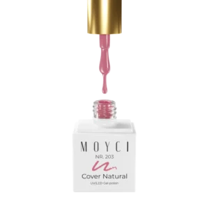Moyci 203 Cover Natural 6 ml – Naturalny Półtransparentny Lakier Hybrydowy - obrazek 4