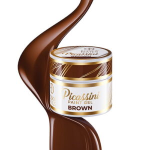 Boska Nails Picassini Paint Gel Brown 5 ml Brązowy Żel do Zdobień - obrazek 5