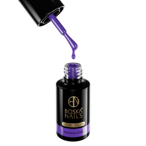Boska Nails Lakier Hybrydowy Bahamas Chill 423 6 ml – Pastelowy Neon Fioletowy - obrazek 3
