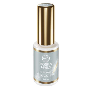 Boska Nails Lakier Hybrydowy Cat Eye Silk Lirio 501 6 ml – Szary Cat Eye - obrazek 3
