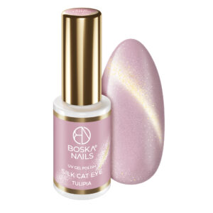 Boska Nails Lakier Hybrydowy Cat Eye Silk Tulipia 504 6 ml – Jedwabisty Róż