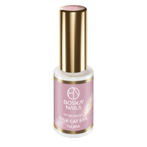 Boska Nails Lakier Hybrydowy Cat Eye Silk Tulipia 504 6 ml – Jedwabisty Róż - obrazek 3