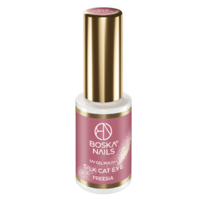 Boska Nails Lakier Hybrydowy Cat Eye Silk Freesia 505 6 ml – Róż Cat Eye - obrazek 3