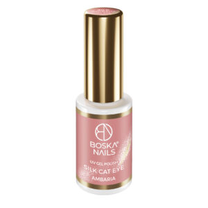 Boska Nails Lakier Hybrydowy Cat Eye Silk Ambaria 506 6 ml – Nude Róż Cat Eye - obrazek 3