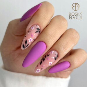 Boska Nails Lakier Hybrydowy Violet Stone 343 6 ml – Pastelowy Fiolet - obrazek 5