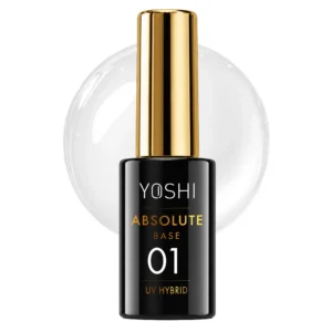 YOSHI Absolute Base No1 10 ml – Transparentna Twarda Baza Hybrydowa