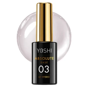 YOSHI Absolute Base No3 10 ml – Mlecznoróżowa Twarda Baza Hybrydowa