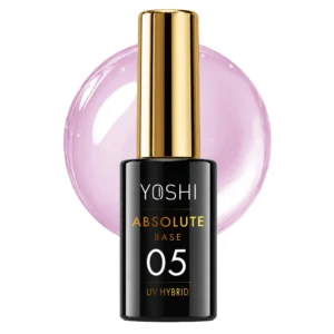 YOSHI Absolute Base No5 10 ml – Cukierkowo Różowa Twarda Baza Hybrydowa