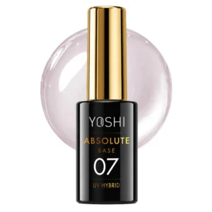YOSHI Absolute Base No7 10 ml – Różowo-Beżowa Baza Hybrydowa Nude