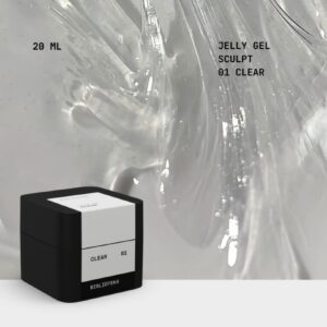 BIBLIOTEKA Sculpt Jelly Gel 01 Clear 20 ml Żel Budujący Galaretka