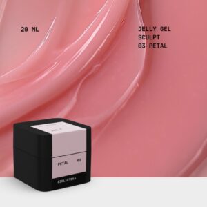BIBLIOTEKA Sculpt Jelly Gel 03 Petal 20 ml Różowy Żel Budujący