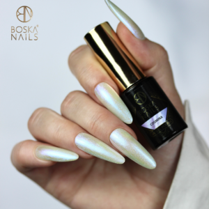 Boska Nails Lakier Hybrydowy Cosmic Glow Cosmina 487 6 ml – Iryzujący Fiolet - obrazek 5
