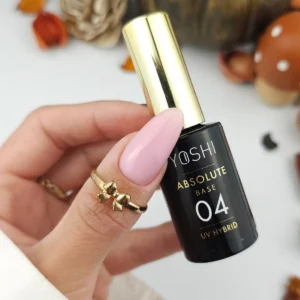 YOSHI Absolute Base No4 10 ml – Pasteloworóżowa Twarda Baza Hybrydowa - obrazek 5