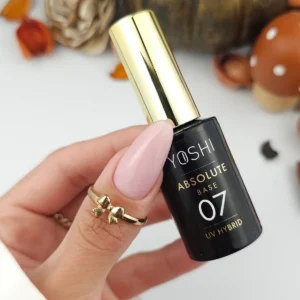 YOSHI Absolute Base No7 10 ml – Różowo-Beżowa Baza Hybrydowa Nude - obrazek 5
