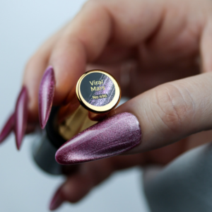 Boska Nails Lakier Hybrydowy Cat Eye Viral Mars 496 6 ml – Różowy Efekt Kociego Oka - obrazek 5