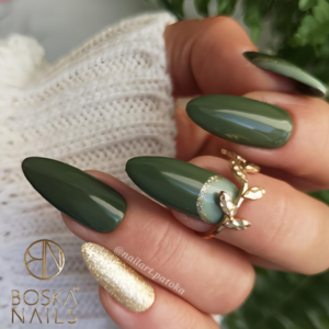 Boska Nails Lakier Hybrydowy Military Green 323 6 ml – Wojskowa Zieleń - obrazek 3