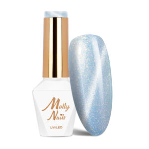 MollyNails Pastel Cat Eye 184 Blues 8g Lakier Hybrydowy HEMA Free
