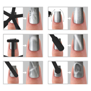 MollyNails Pastel Cat Eye 183 Purples 8g Lakier Hybrydowy HEMA Free - obrazek 2