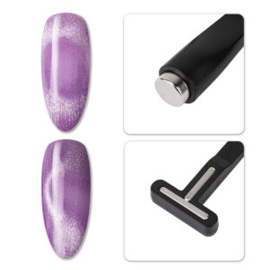 MollyNails Magnetyzer Gwiazdka 6w1 Cat Eye Czarny do Kociego Oka - obrazek 6