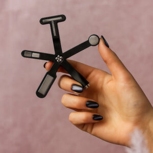 MollyNails Magnetyzer Gwiazdka 6w1 Cat Eye Czarny do Kociego Oka - obrazek 3