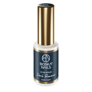 Boska Nails DARK ROMANCE Dark Eden 770 – Lakier Hybrydowy Ciemny Morski z Drobinkami 6 ml - obrazek 5
