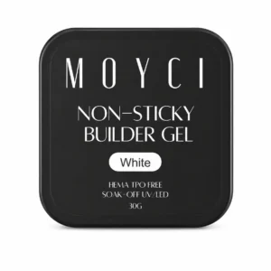 Moyci Non-Sticky Builder Gel WHITE 30 g – Biały Żel do Zdobień 3D i Dekoracji Paznokci