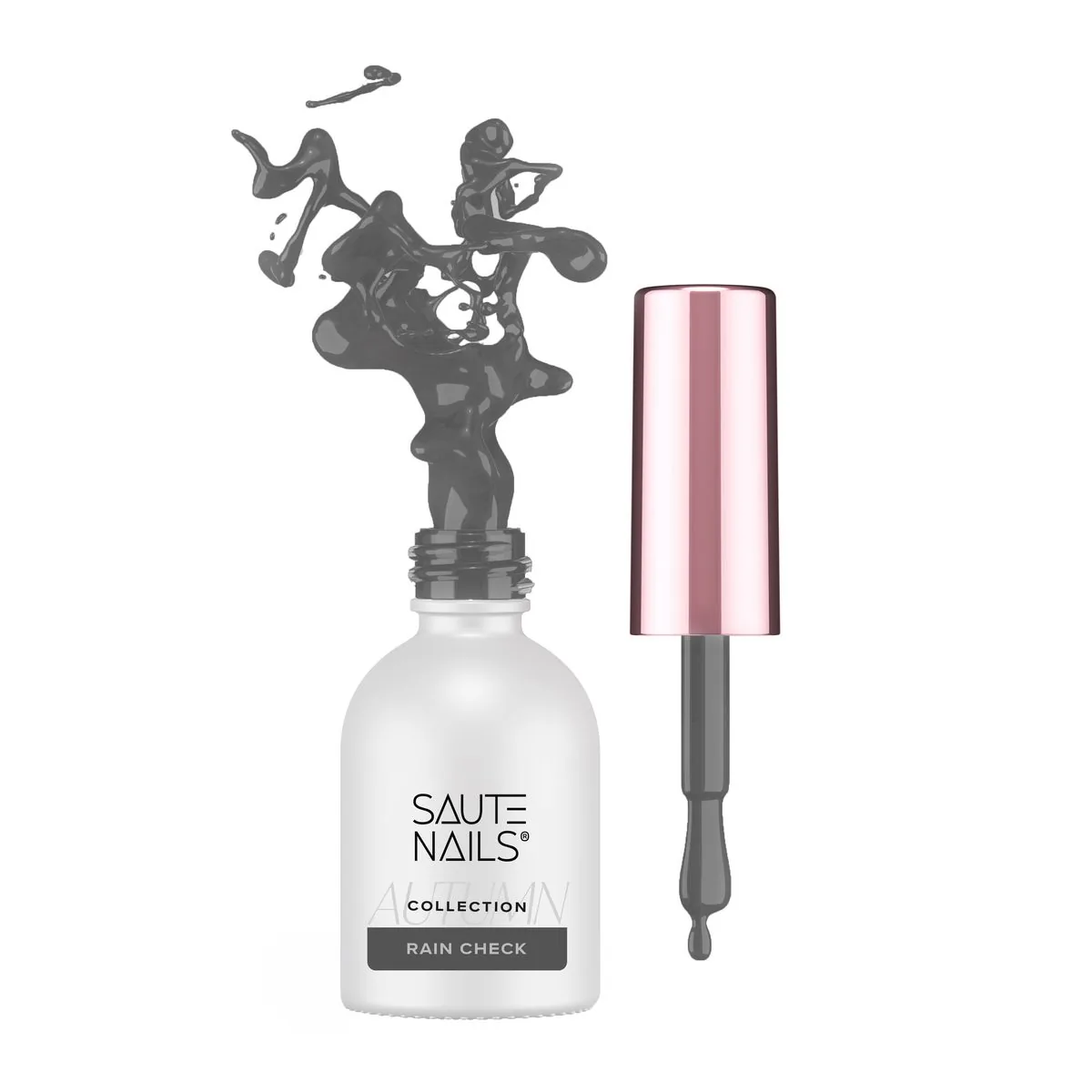Saute Nails Rain Check 8ml – Szary Lakier Hybrydowy Autumn Society Edycja Limitowana - obrazek 1