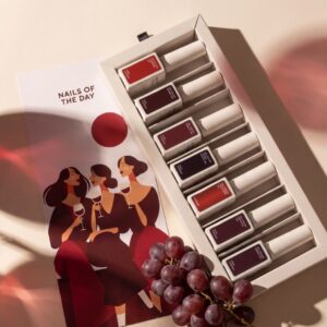 NAILSOFTHEDAY Cabernet 127 10 ml – Czerwony Lakier Hybrydowy Wine Collection - obrazek 6