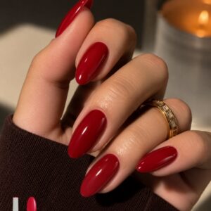 NAILSOFTHEDAY Cabernet 127 10 ml – Czerwony Lakier Hybrydowy Wine Collection - obrazek 4