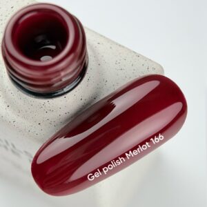 NAILSOFTHEDAY Merlot 166 10 ml – Bordowy Lakier Hybrydowy Wine Collection - obrazek 2