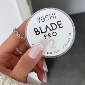 YOSHI Blade Pro No2 15 ml – Mlecznoróżowy Żel Budujący Samopoziomujący - obrazek 3