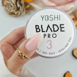 YOSHI Blade Pro No3 15 ml – Pastelowy Róż Żel Budujący - obrazek 4