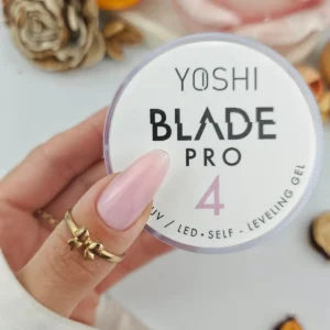 YOSHI Blade Pro No4 – Klasyczny Róż Żel Budujący Samopoziomujący 15 ml - obrazek 7