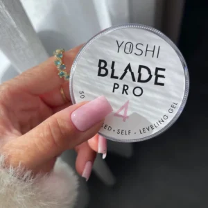 YOSHI Blade Pro No4 – Klasyczny Róż Żel Budujący Samopoziomujący 15 ml - obrazek 5