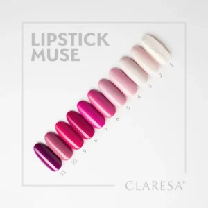 Claresa Lipstick Muse 8 – Malinowy Róż Lakier Hybrydowy 5 g - obrazek 5