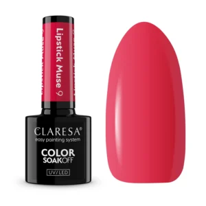 Claresa Lipstick Muse 9 – Malinowa Fuksja Lakier Hybrydowy 5 g
