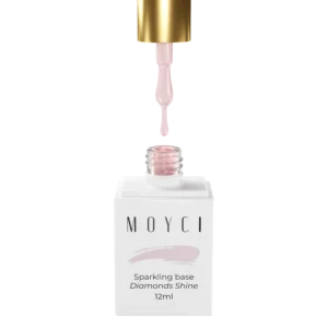 Moyci Sparkling Base DIAMONDS SHINE 12 ml – Baza Hybrydowa z Drobinkami - obrazek 4