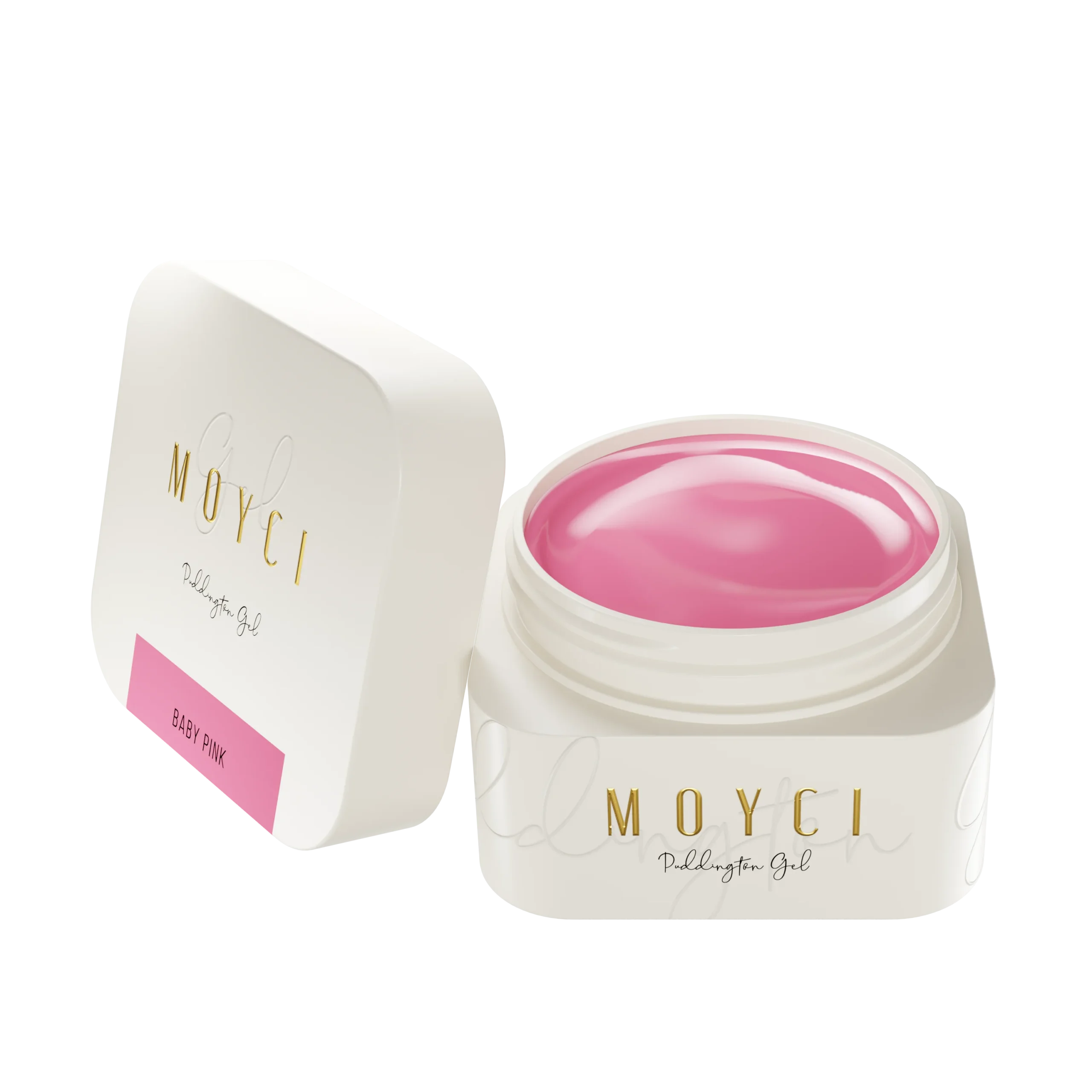 moyci-sloik-puddington-gel-baby-pink-otwarty Moyci Puddington Gel Baby Pink 30 ml – Żel Galaretka Pudding - obrazek 1