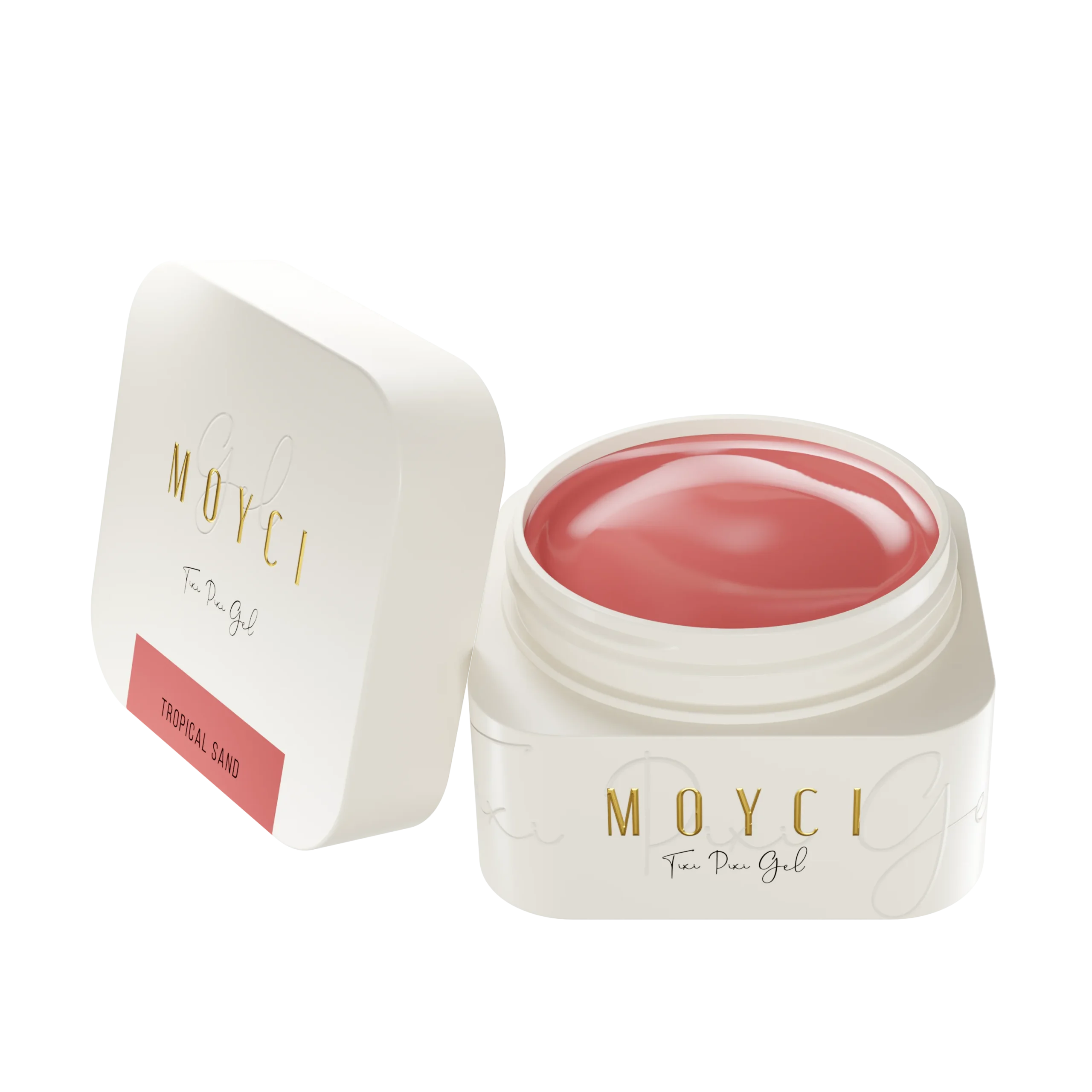 moyci-sloik-tixi-pixi-tropical-sand-otwarty Moyci Tixi Pixi Gel Tropical Sand 30 ml – Żel Tiksotropowy - obrazek 1