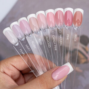 PB NAILS Baza hybrydowa Power Rose Base 8ml mlecznoróżowa — zdjęcie 1