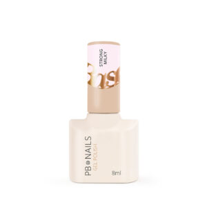 PB NAILS Baza hybrydowa Strong Milky Base 8ml mlecznobiała