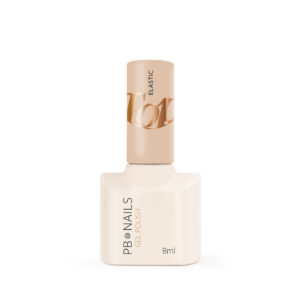 PB NAILS Elastic Top Coat 8 ml – elastyczny top no wipe do hybryd i żeli