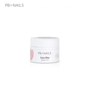 Pb NAILS Easy Way Baby Pink Gel 15g – mlecznoróżowy żel budujący — zdjęcie 2