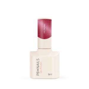 PB Nails Lakier hybrydowy Georgina 8ml – malinowy róż Cat Eye