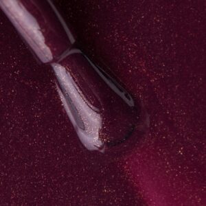 PB Nails Lakier hybrydowy Flame 8ml – bordo z efektem shimmer z kolekcji ICON — zdjęcie 1