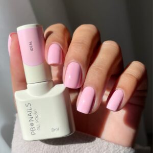 PB Nails Lakier hybrydowy Ideal 8ml – pudrowy róż z kolekcji ICON — zdjęcie 2