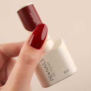 Pb Nails Lakier hybrydowy Hellcat 8 ml – intensywna czerwień, Bestsellers — zdjęcie 1