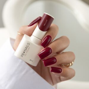 Pb Nails Lakier hybrydowy Hellcat 8 ml – intensywna czerwień, Bestsellers — zdjęcie 2