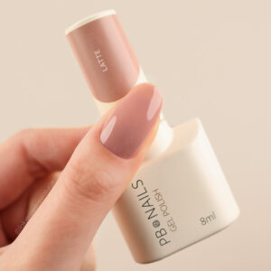 PB Nails Lakier hybrydowy Latte 8 ml – kremowy nude GE04 — zdjęcie 1
