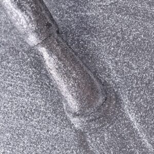 PB Nails Lakier hybrydowy Frozen – srebrny brokat 8 ml — zdjęcie 1